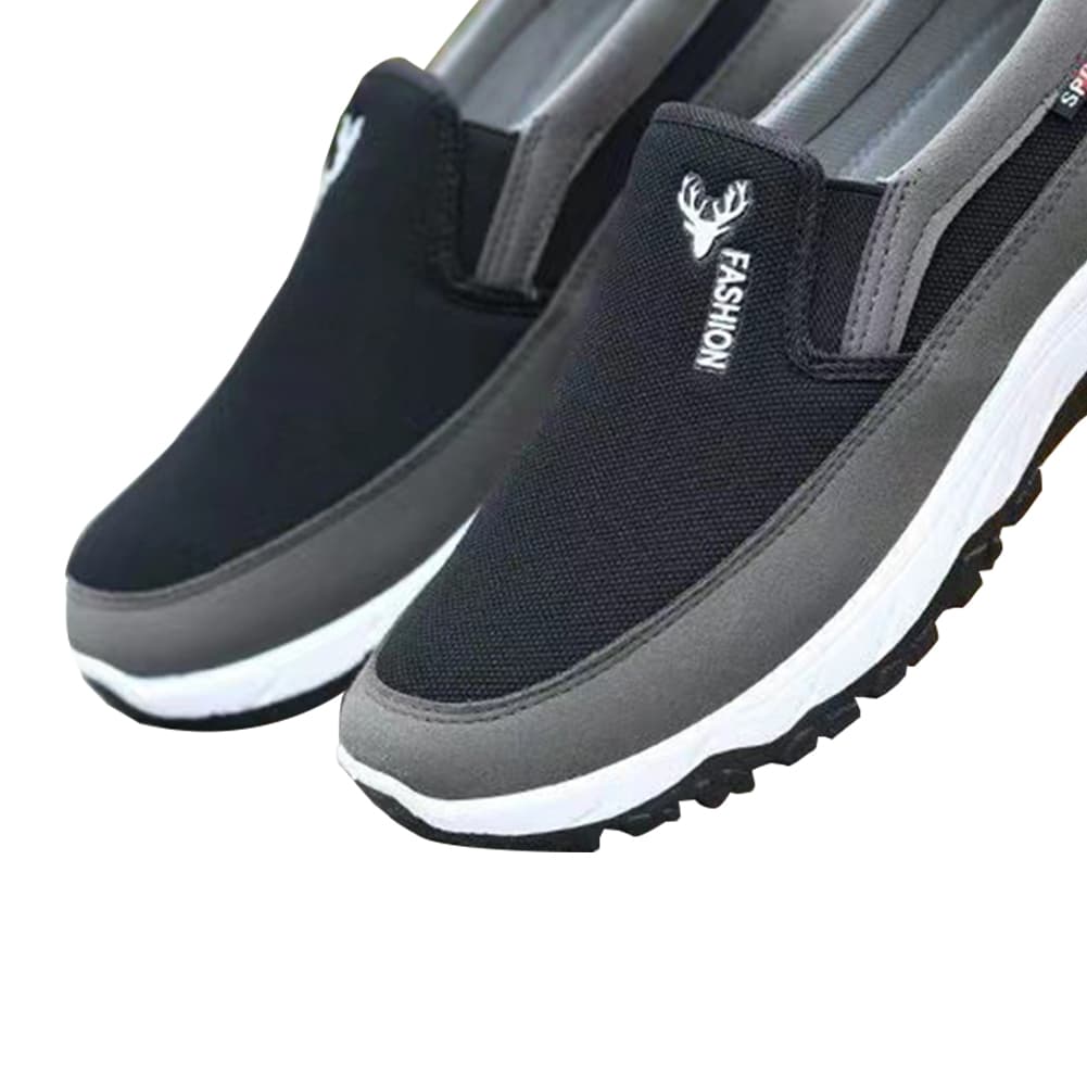 Men's Breathable Orthopedic Penny Boat Shoes, Slip-On Plimsolls for Sports, Travel, Hiking & image 4