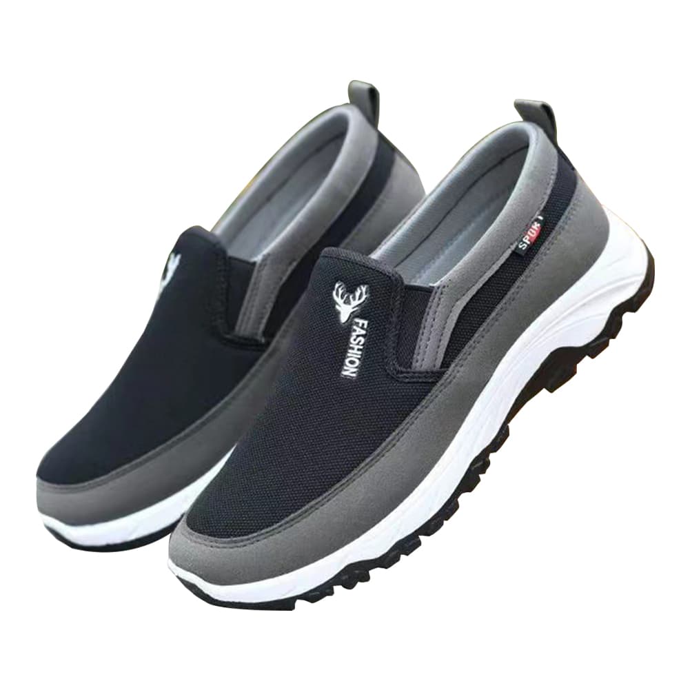 Men's Breathable Orthopedic Penny Boat Shoes, Slip-On Plimsolls for Sports, Travel, Hiking & image 6