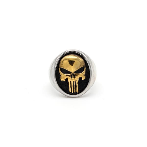Men's Skull Signet Ring image 3