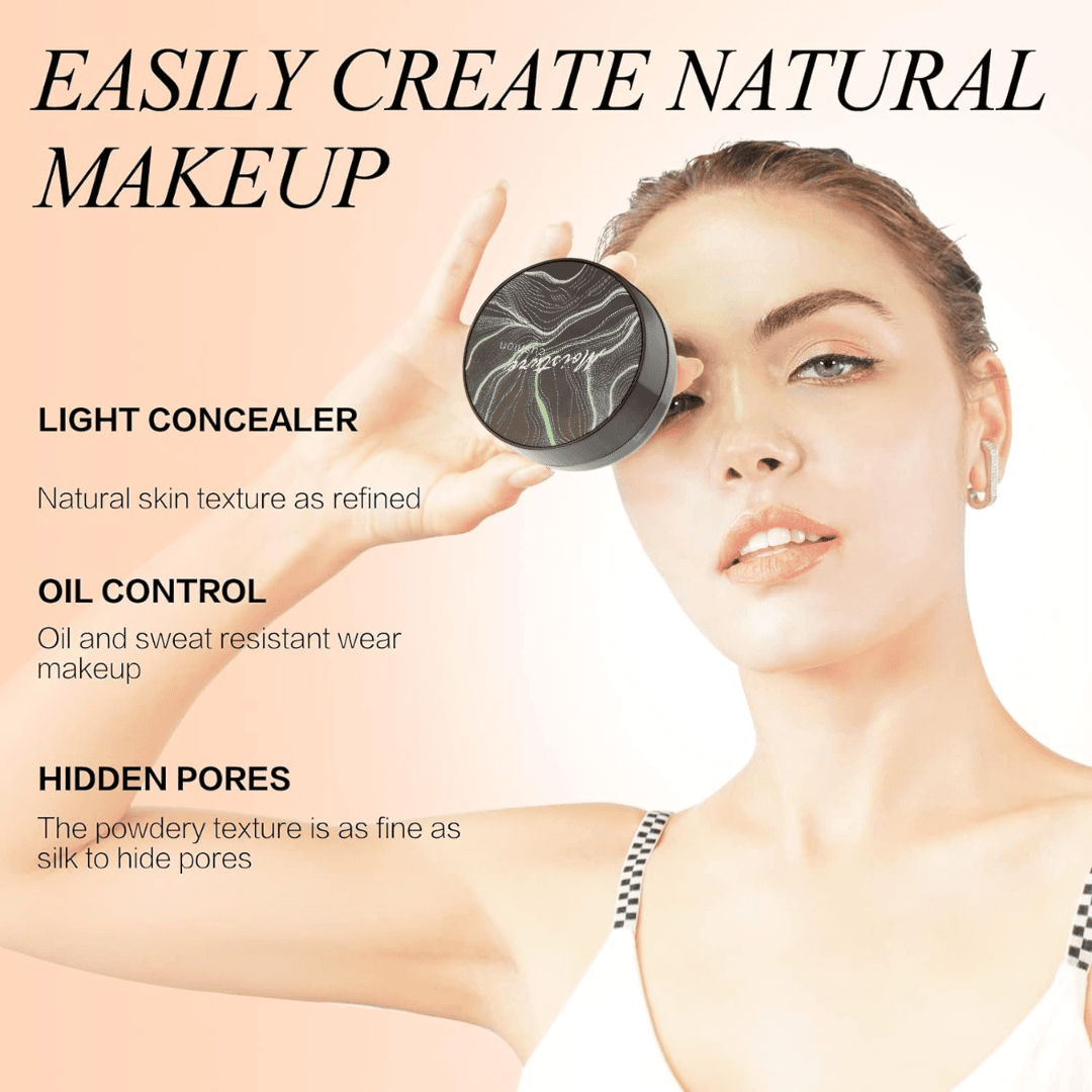 Air Cushion CC Cream – Natural, Moisturizing Foundation & Concealer image 2