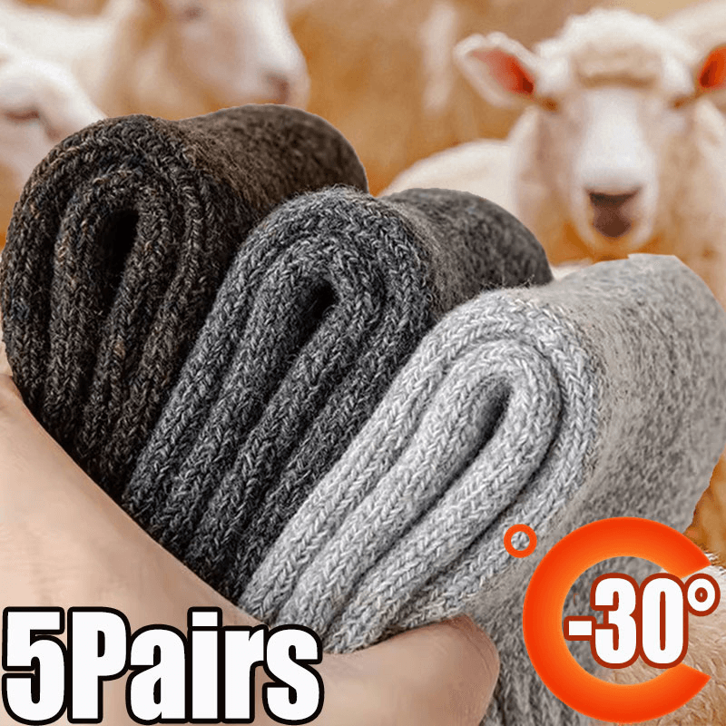 Winter Socks, Warm Men Socks, Thick Male Women Socks, Super Thicker Terry Socks Against Cold Snow image 2