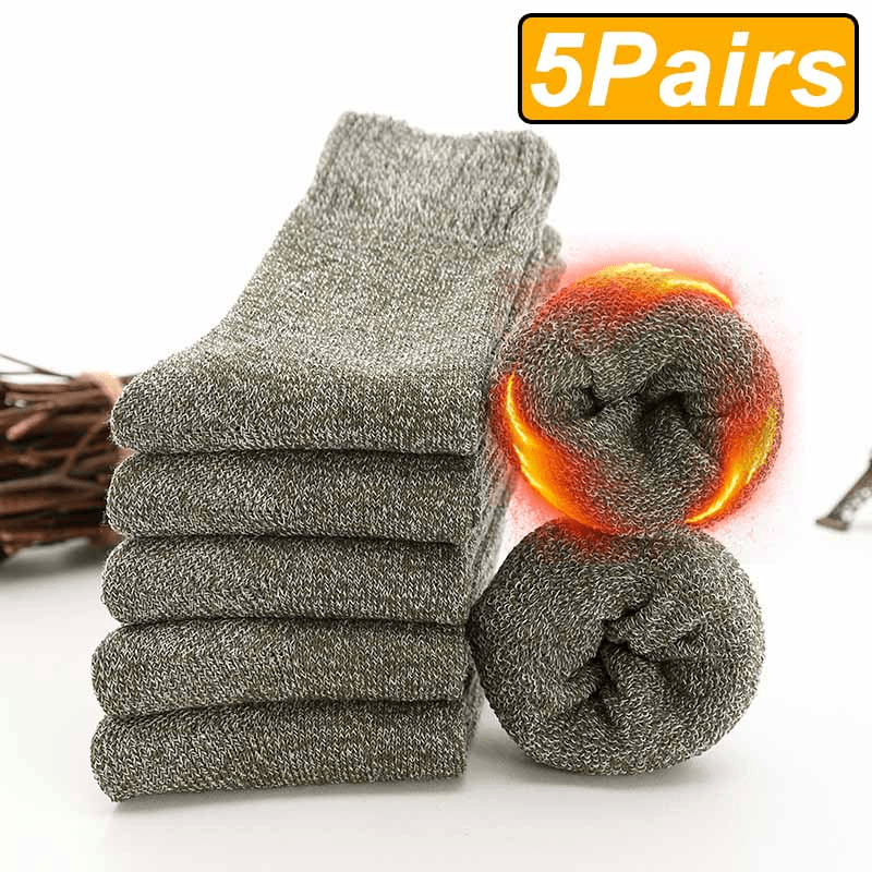 Winter Socks, Warm Men Socks, Thick Male Women Socks, Super Thicker Terry Socks Against Cold Snow image 9