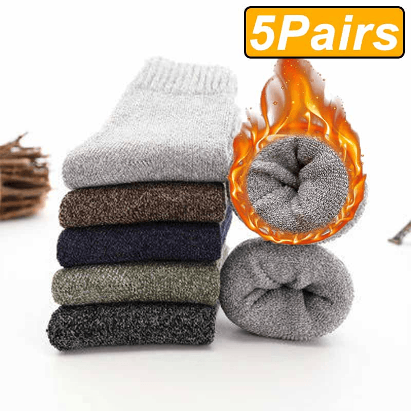 Winter Socks, Warm Men Socks, Thick Male Women Socks, Super Thicker Terry Socks Against Cold Snow image 12