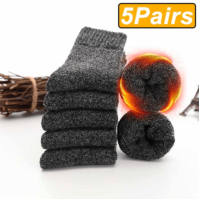 Winter Socks, Warm Men Socks, Thick Male Women Socks, Super Thicker Terry Socks Against Cold Snow image 11