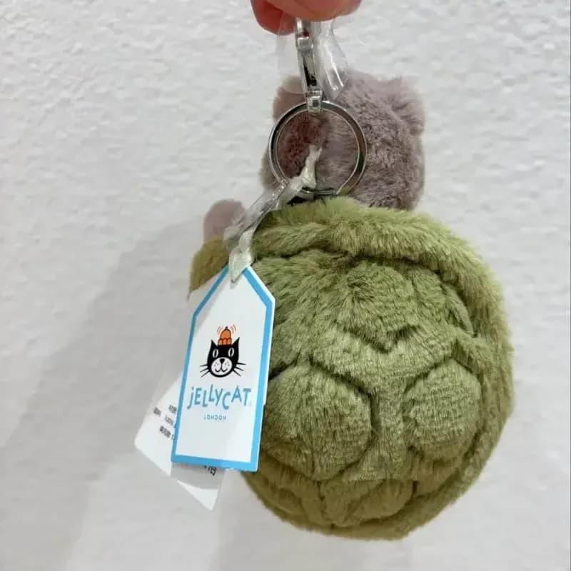 Interactive turtle bag keychain, cute home decoration doll, pet toy holiday gift for cat dog image 2