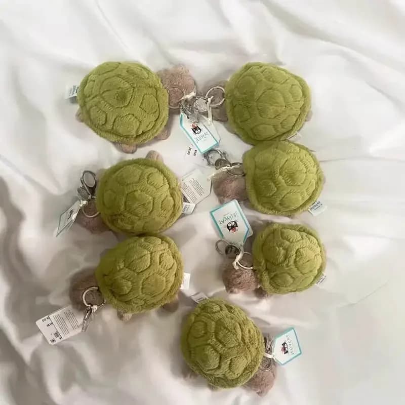 Interactive turtle bag keychain, cute home decoration doll, pet toy holiday gift for cat dog image 3