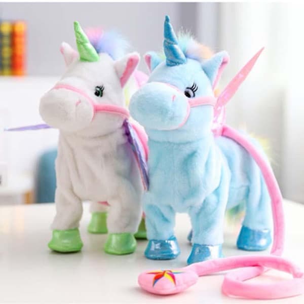 Magic Walking & Singing Unicorn Toy - Interactive Plush Gift for Kids image 2