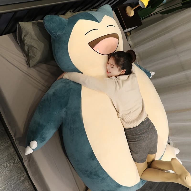 Giant Snorlax Plush Cover for Cozy Lounging Anime Room Decor and Custom Body Pillow Comfort image 3