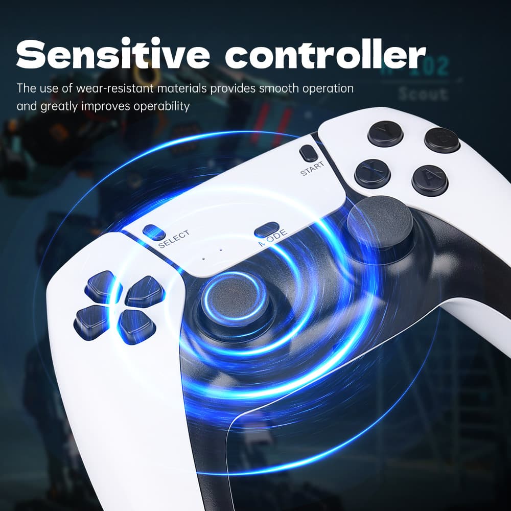 3D Double Wireless Retro Handheld Console, Game Stick Mini, HD Video Game Stick Controller image 4