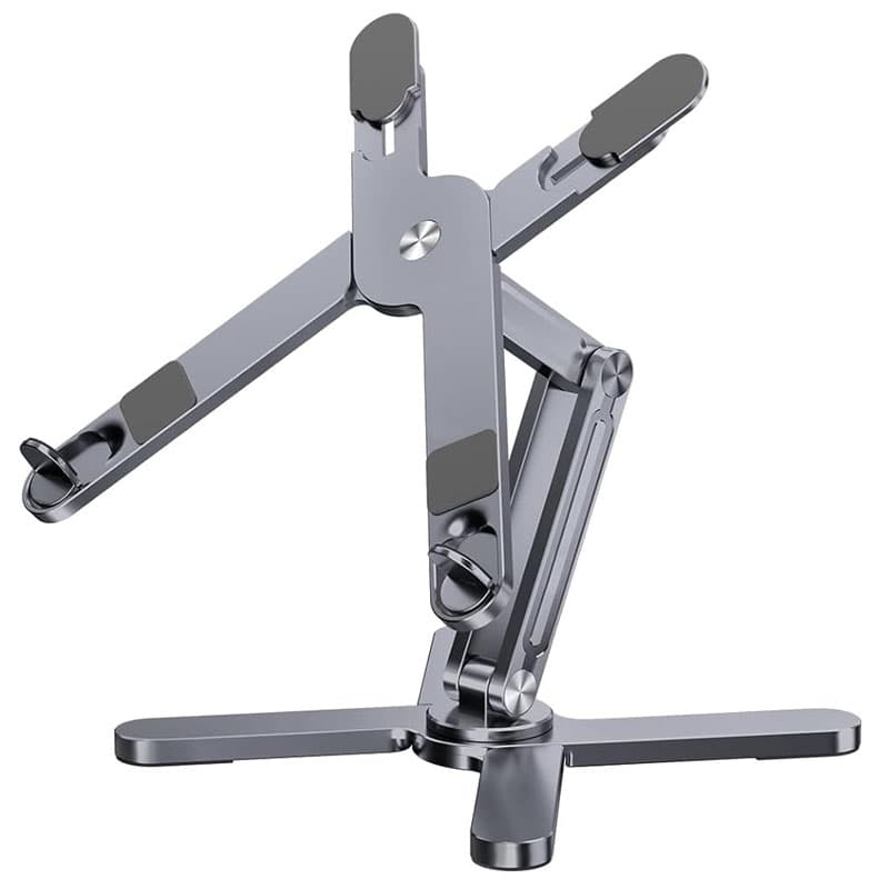 Portable X Type Bracket for Laptop, Foldable Laptop Stand, Adjustable Aluminum Alloy image 10
