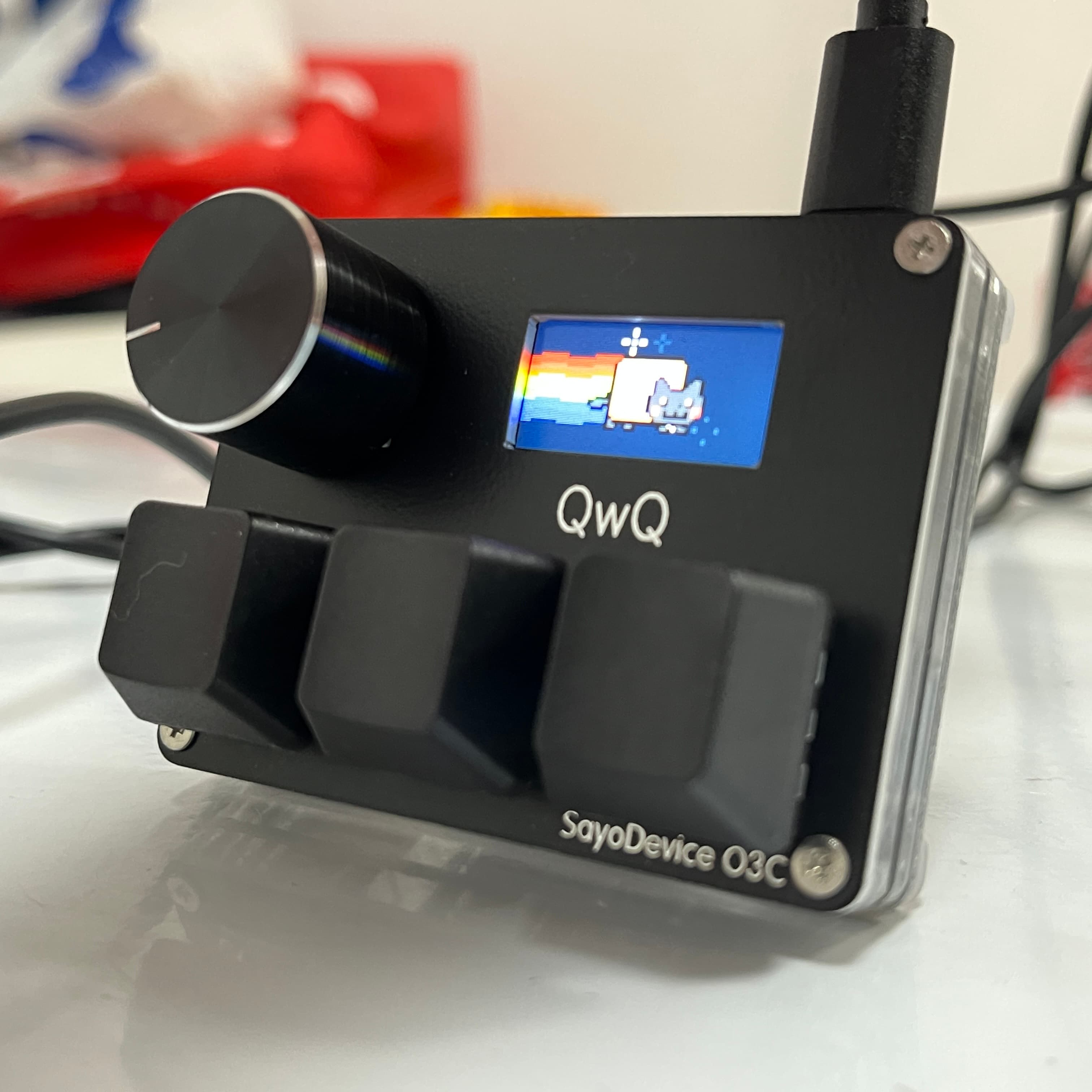 SayoDevice OSU, O3C Rapid Trigger, Magnetic Pink Switches, Hall Switches, Keyboard With Knob, Screen Copy Paste Shortcut image 2
