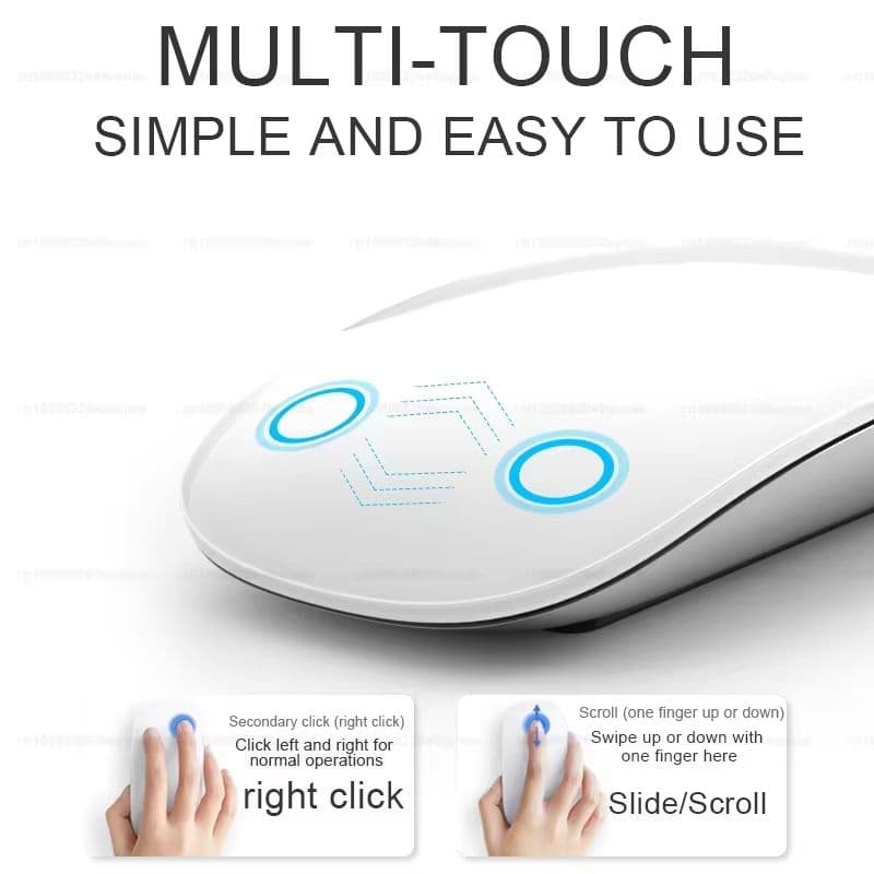 Magic Wireless Mouse Original Official For Apple, Bluetooth Multi-Touch Mouse For Macbook Pro Air Mini Laptop Tablet image 6