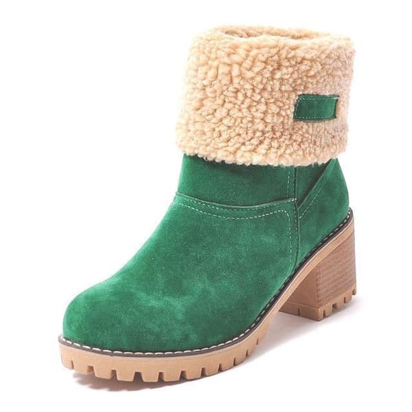 Women's Block Heel Snow Boots | Warm & Stylish - Perfect Winter Gift image 8