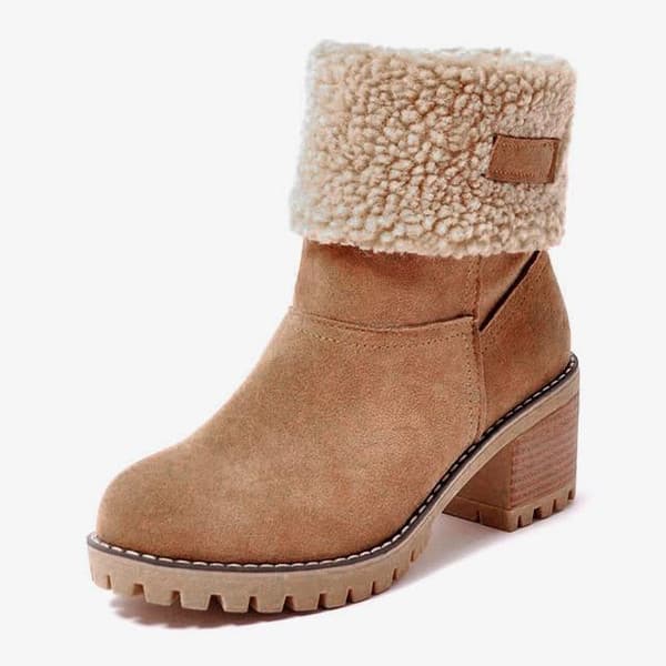 Women's Block Heel Snow Boots | Warm & Stylish - Perfect Winter Gift image 9