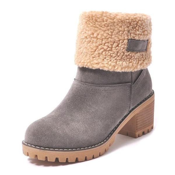 Women's Block Heel Snow Boots | Warm & Stylish - Perfect Winter Gift image 7