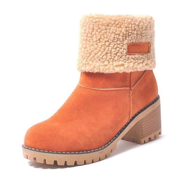 Women's Block Heel Snow Boots | Warm & Stylish - Perfect Winter Gift image 10