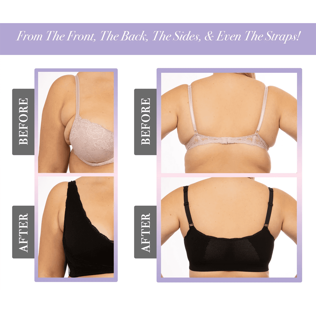 Seamless Wireless Lift Bra for Natural Support & Comfort | Breathable and Adjustables image 6