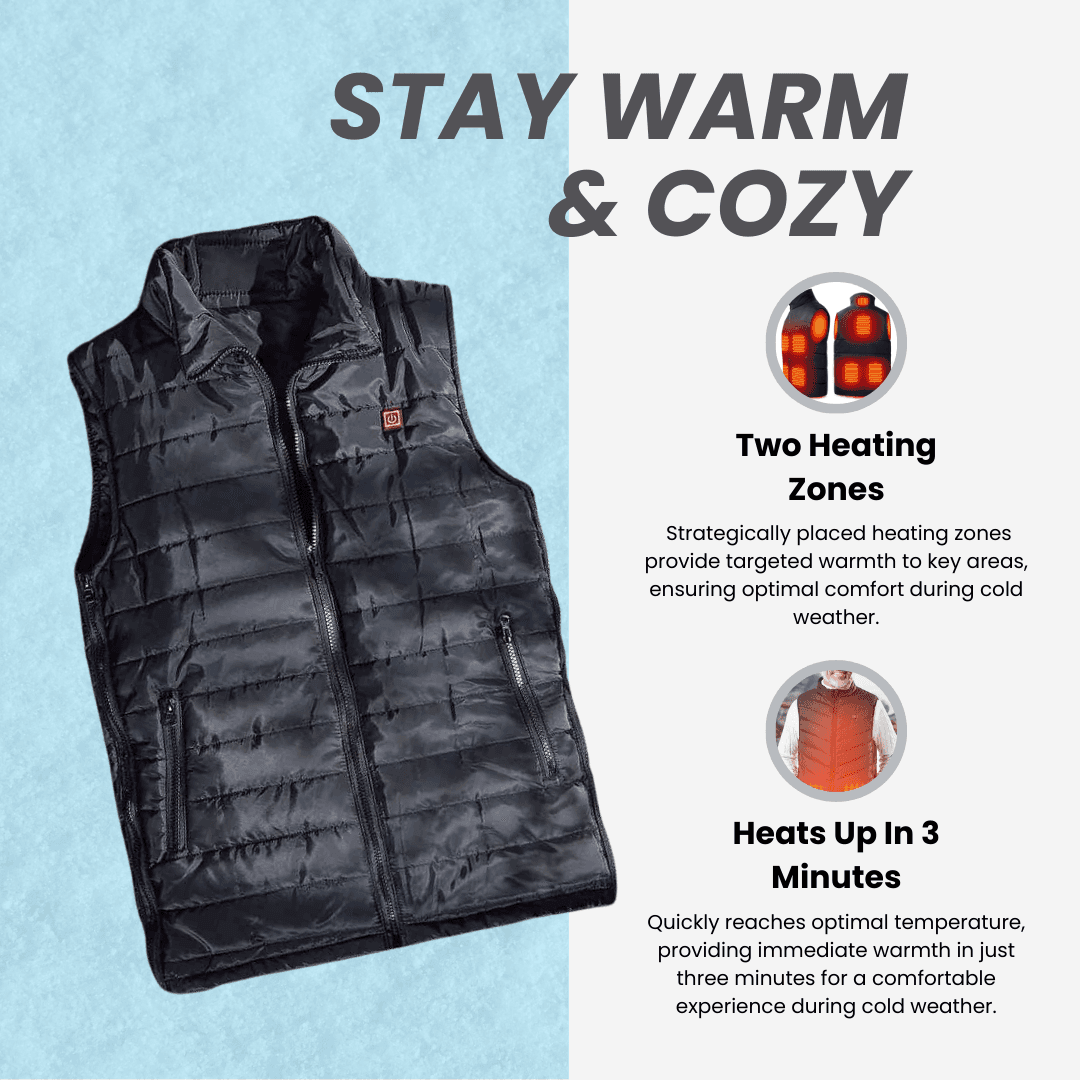 Tech Heated Unisex Vest with 3 Heat Levels & Quick Warm-Up image 4
