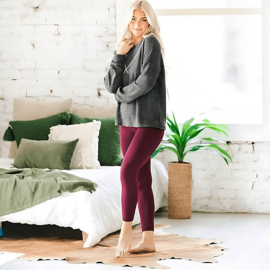 Cozy Faux Fur Leggings image 2