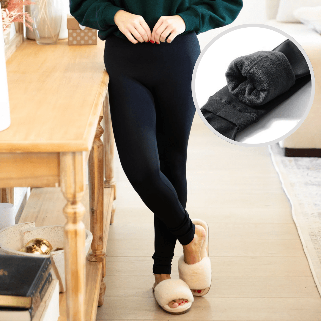 Cozy Faux Fur Leggings image 3