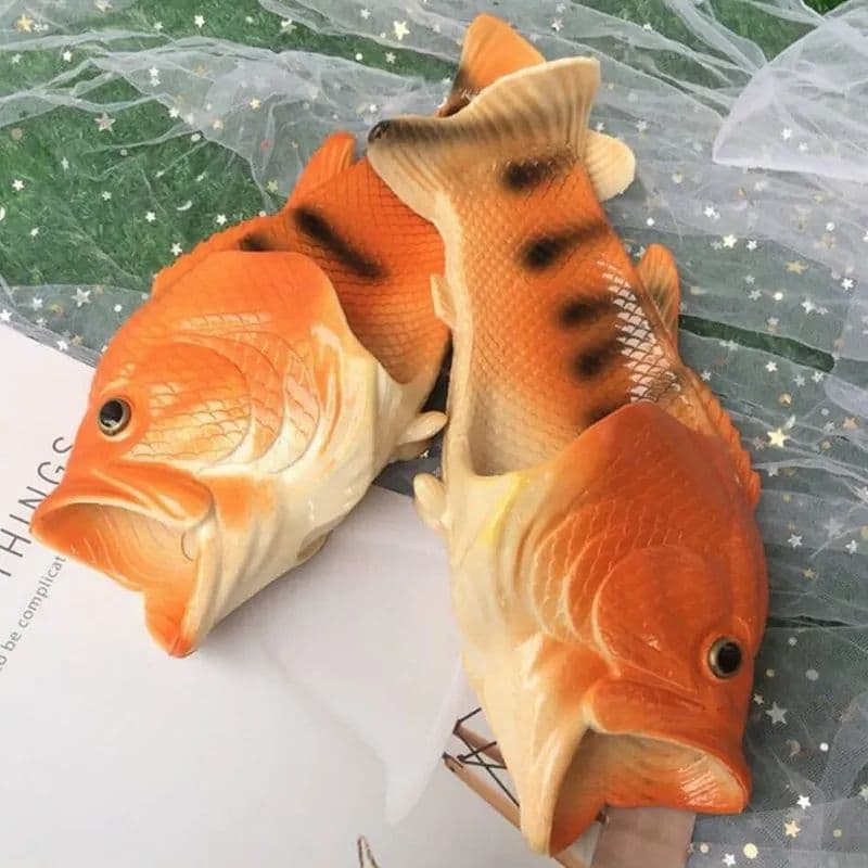 Fish Slippers, Unisex Outdoor Summer Beach Sandals, Soft Fishing Stylish Footwear image 6