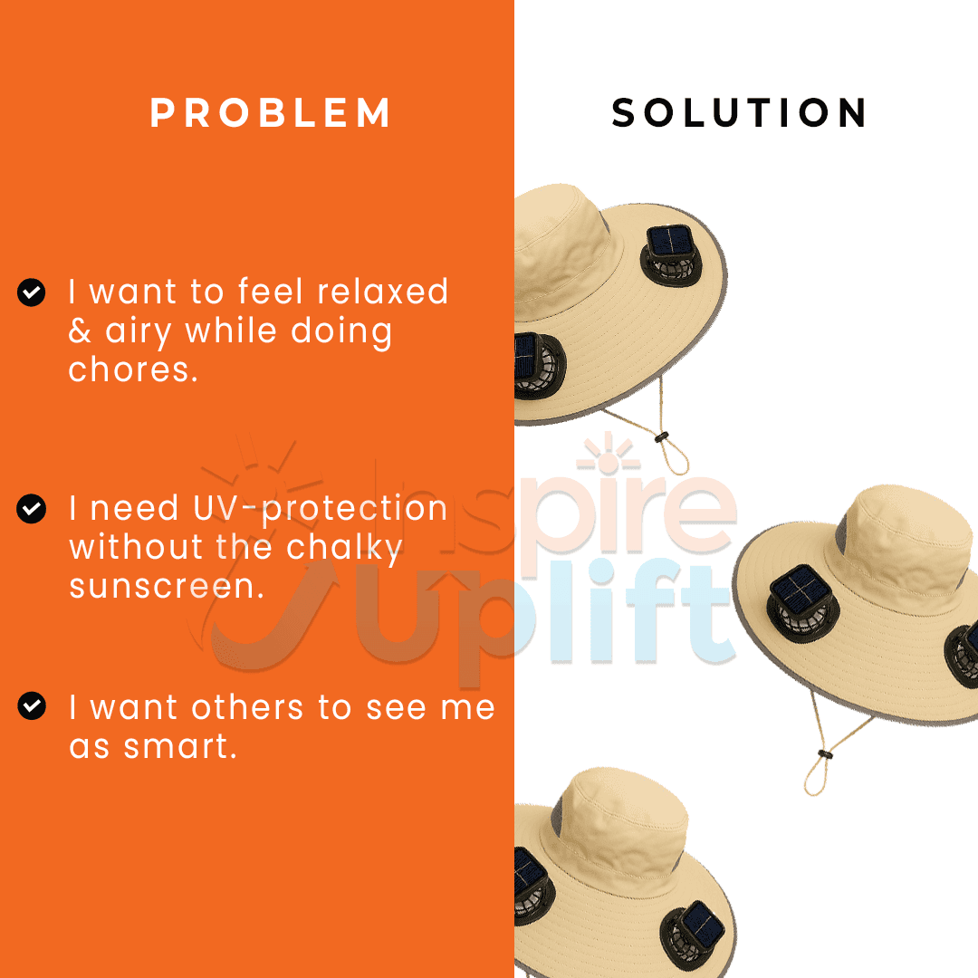 Outdoor Solar Wide Brimme Sun Hat With Fan image 4