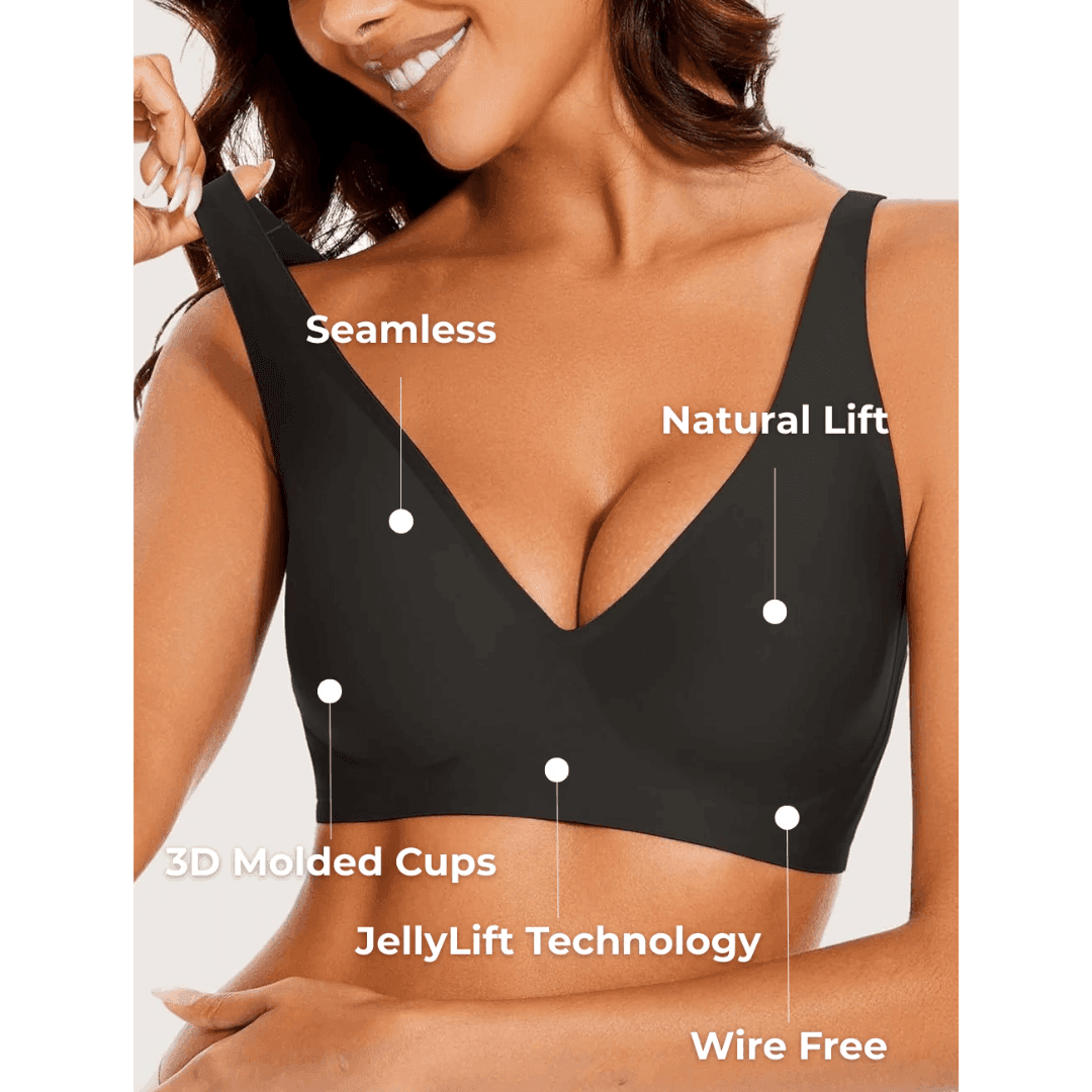 Seamless Push Up Jelly Bra image 3