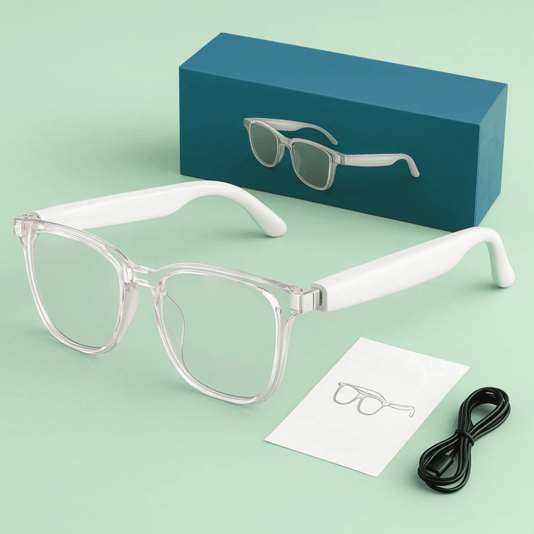 Unisex Smart Glasses with AI Translation Wireless Bluetooth Glasses for Real Time Language Interpretation image 5