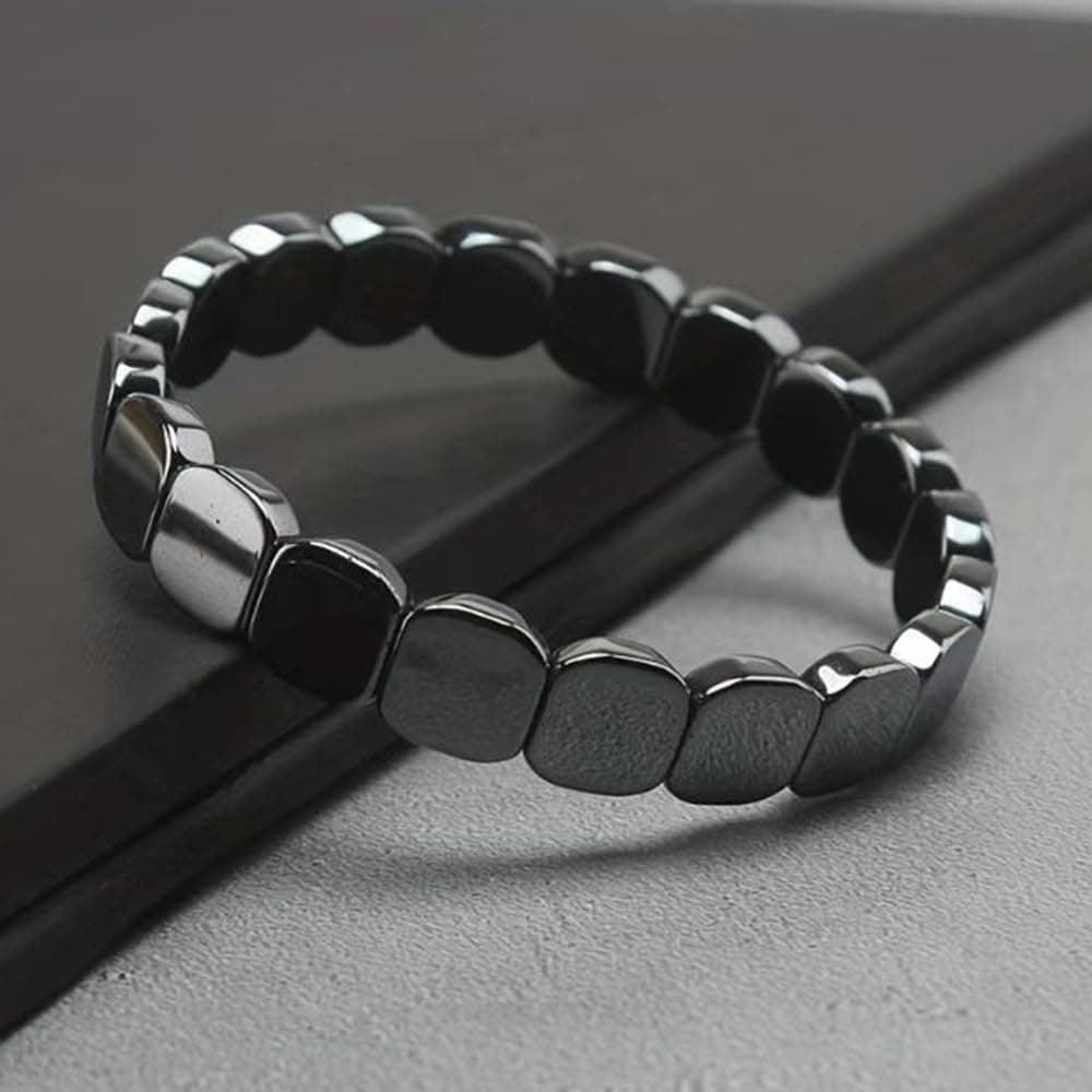 Hematite Bracelet for Men, Restore Confidence and Mental Clarity, Support T-Levels image 4