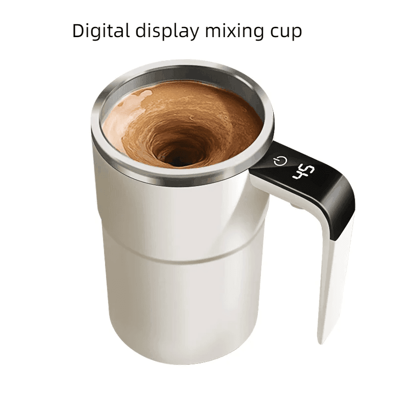 Electric Coffee Self Mixing Mug Rechargeable, Waterproof, BPA-Free Automatic Stirring Cup for Coffee, Tea, and More image 9