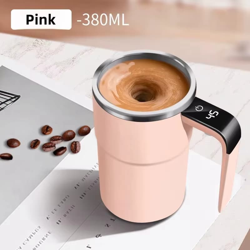 Electric Coffee Self Mixing Mug Rechargeable, Waterproof, BPA-Free Automatic Stirring Cup for Coffee, Tea, and More image 10
