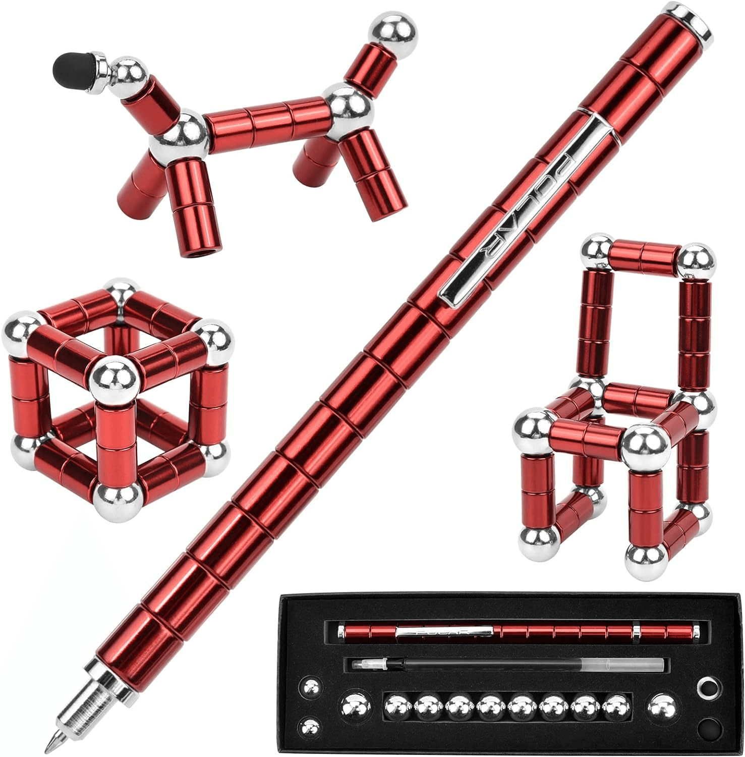 Magnetic Pen for Fidgeting Multifunctional Novel Pen for Decompression & Stress Relief image 7