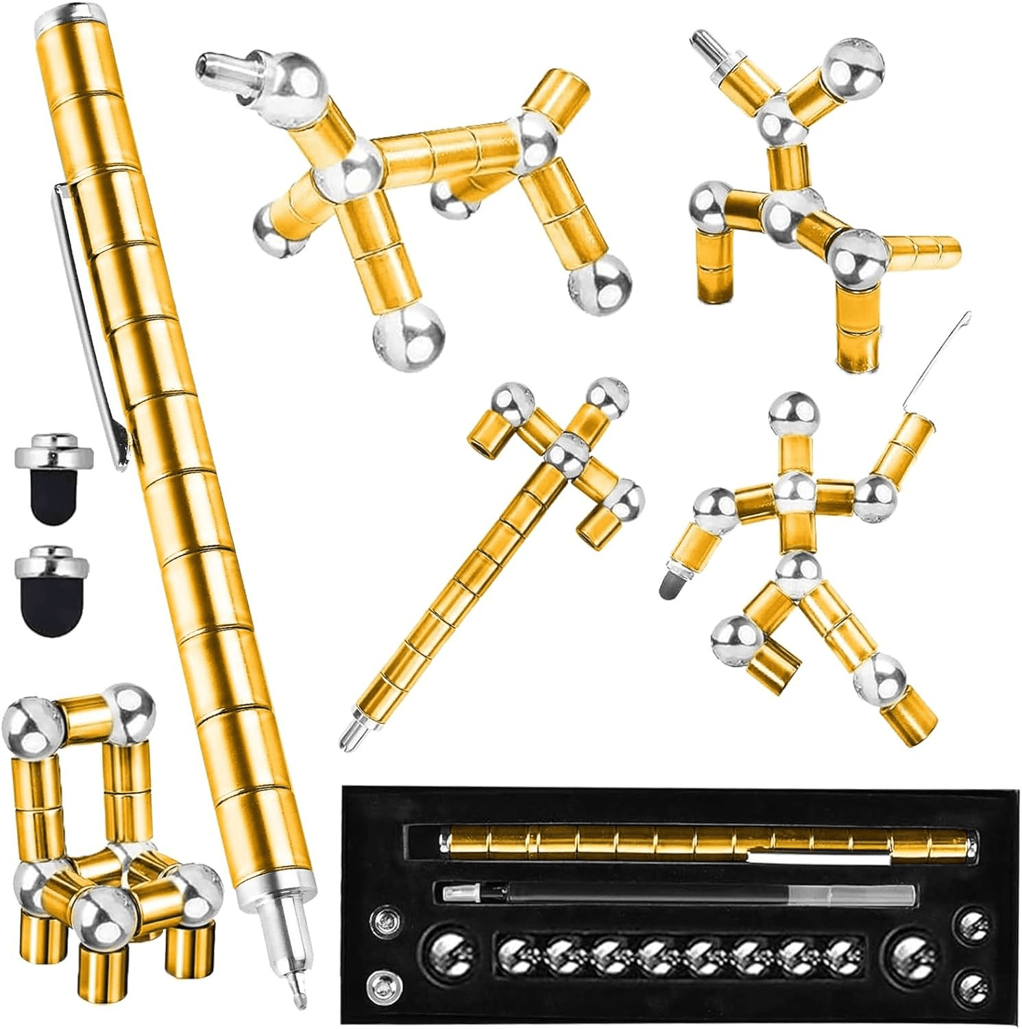 Magnetic Pen for Fidgeting Multifunctional Novel Pen for Decompression & Stress Relief image 8