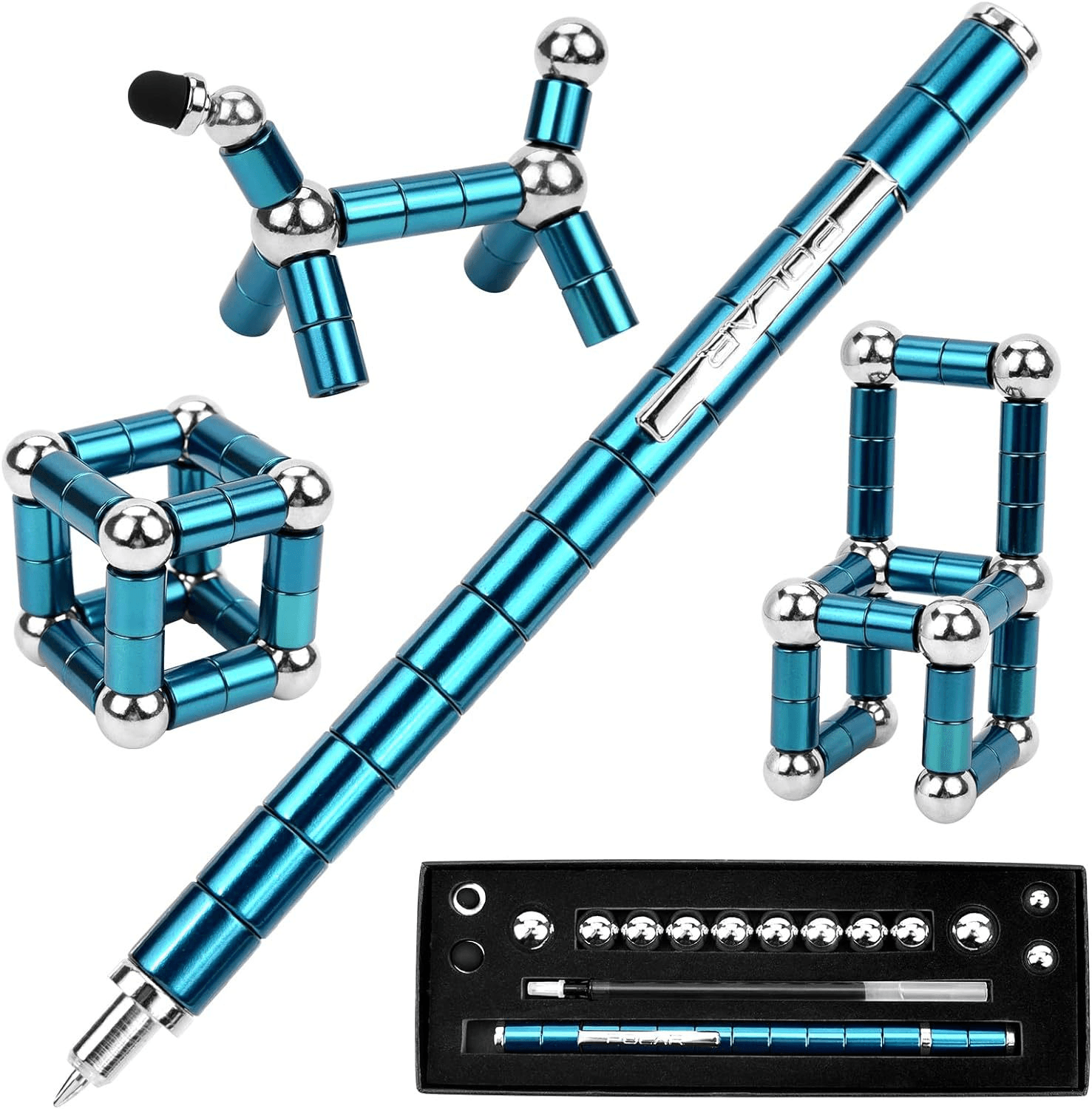 Magnetic Pen for Fidgeting Multifunctional Novel Pen for Decompression & Stress Relief image 11