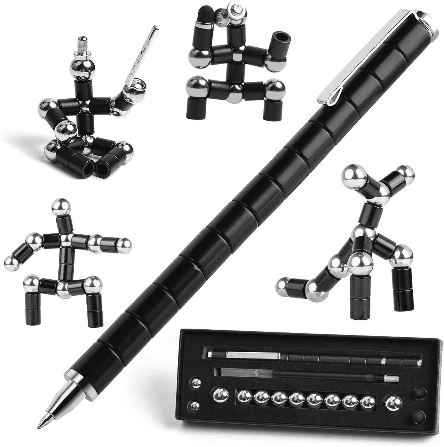 Magnetic Pen for Fidgeting Multifunctional Novel Pen for Decompression & Stress Relief image 12