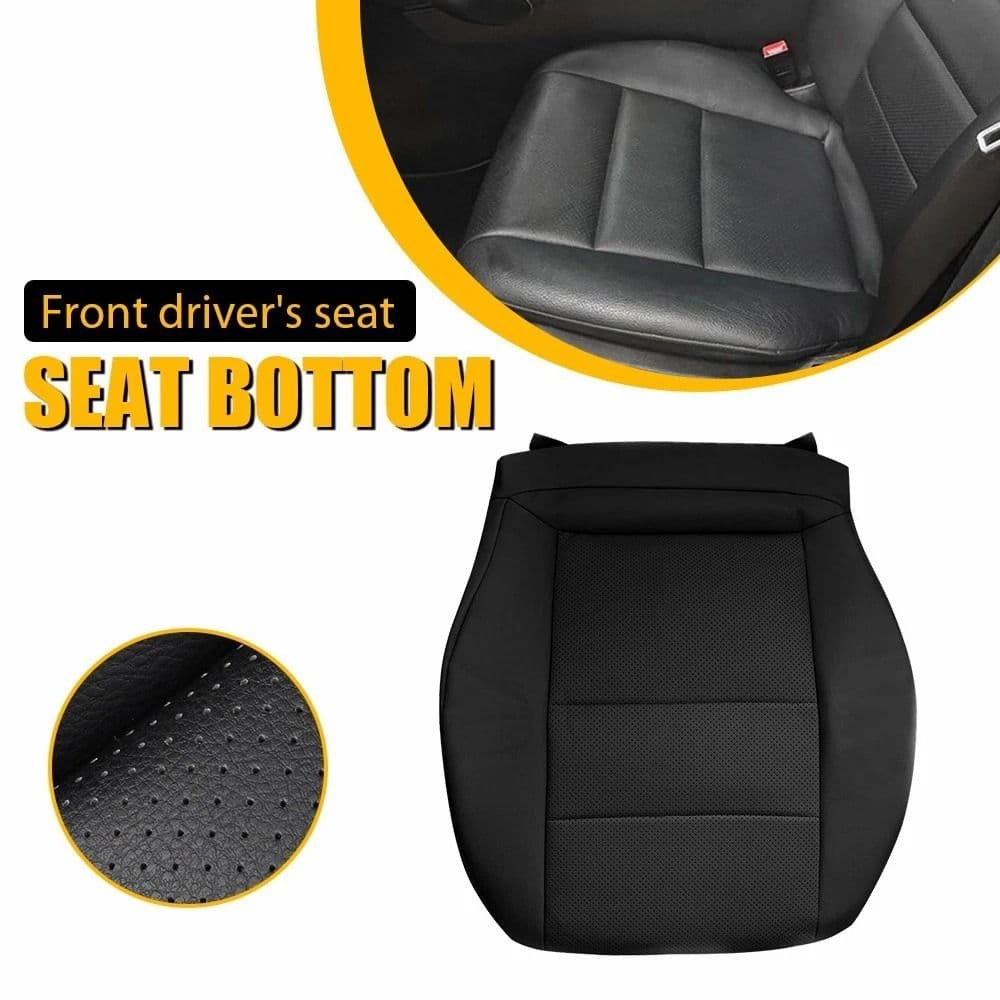 High-Quality Leather Driver Bottom Seat Cover, Wear-Resistant & Breathable image 2