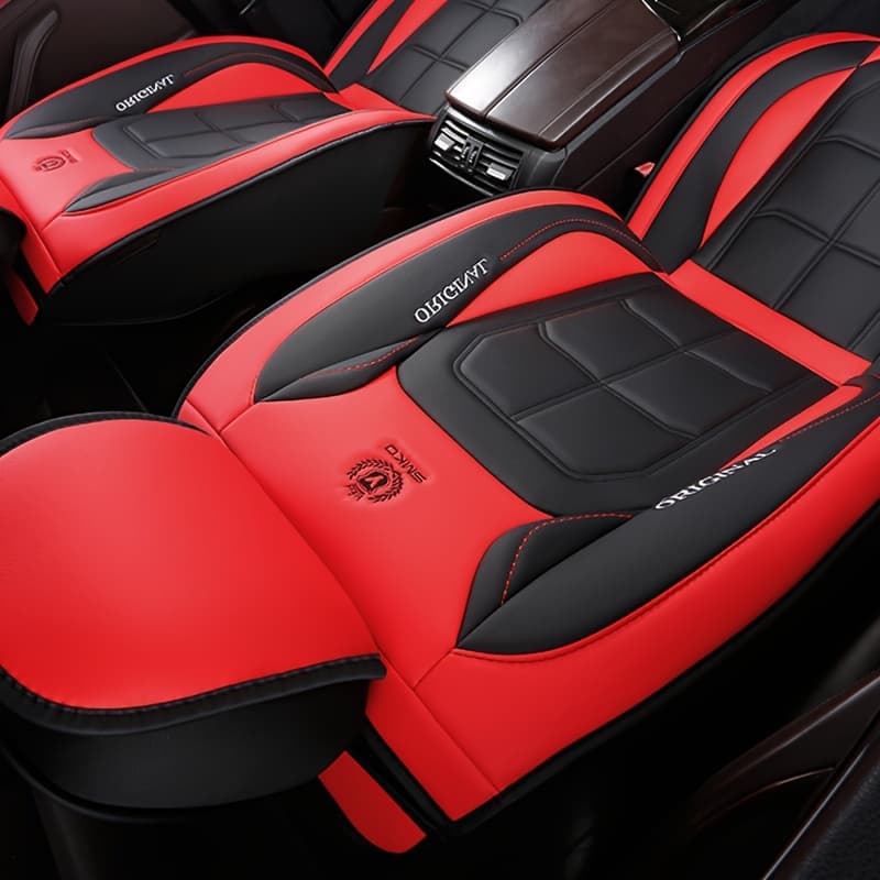 All Season Universal Pad, Full Leather Car Seat Cushion, Driver or Passenger Seat Cover
