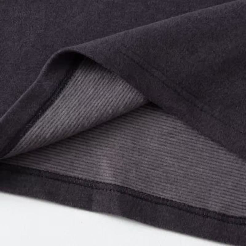 2pcs Men's Solid Color Thermal Underwear Set for Fall and Winter image 10