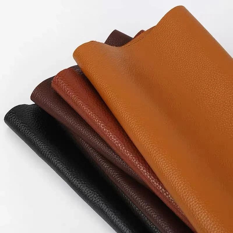 Genuine Top-Grain Cowhide Leather Fabric – Premium Brown Upholstery Material for Sofas, Headboards, and Crafts image 3