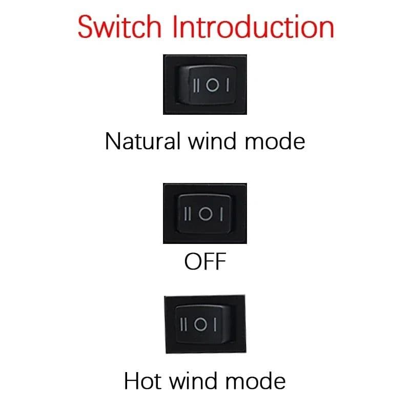 Cordless Portable Space Heater Fan with Dual Heat Mode image 3