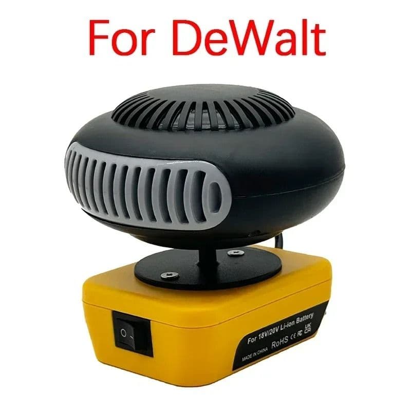 Cordless Portable Space Heater Fan with Dual Heat Mode image 9