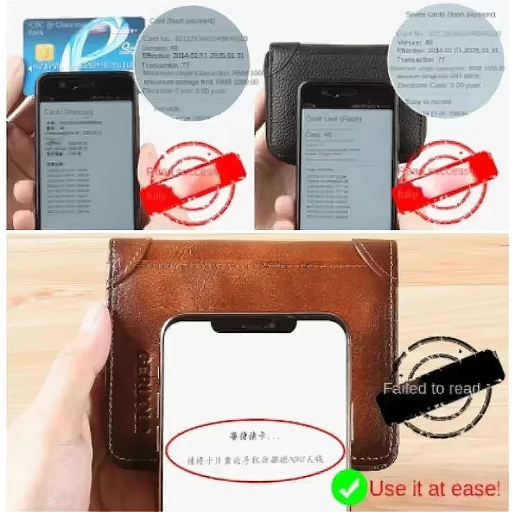 Men's RFID Blocking Wallet Trifold Card Holder for Secure Everyday Carry image 11