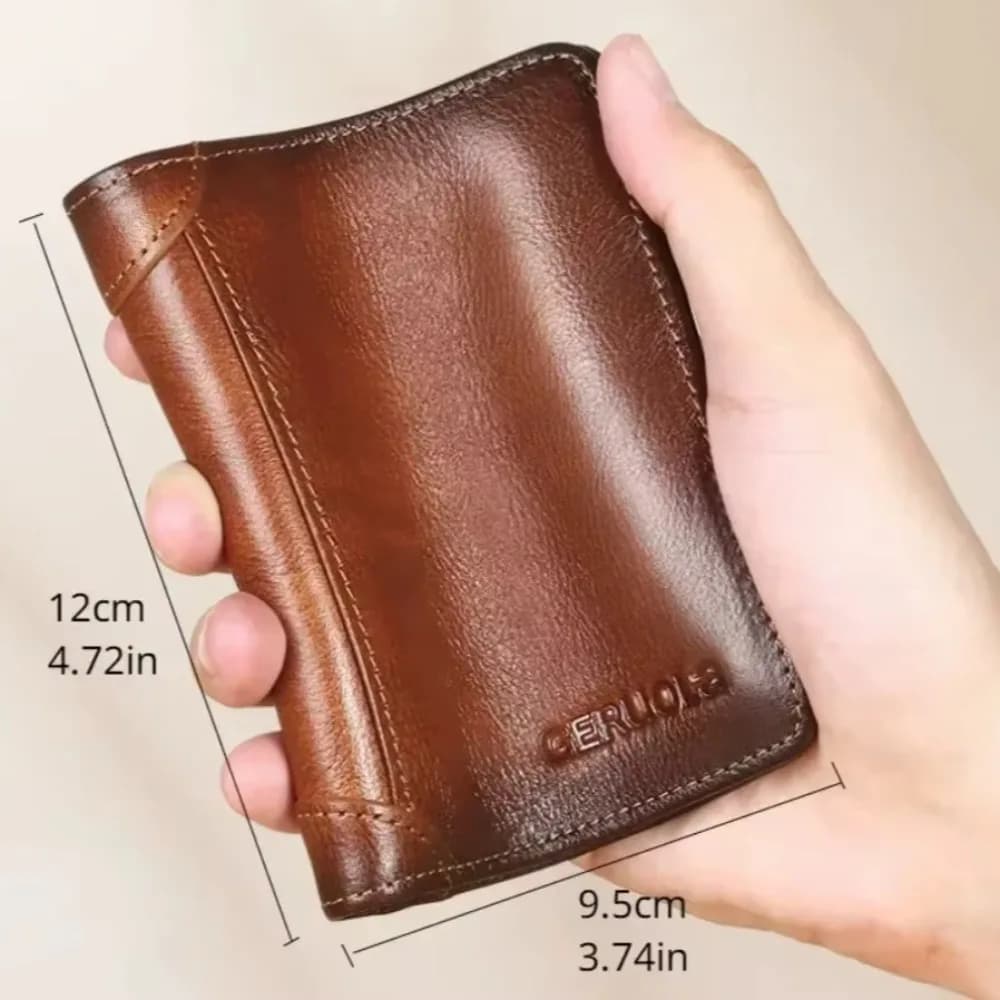 Men's RFID Blocking Wallet Trifold Card Holder for Secure Everyday Carry image 2
