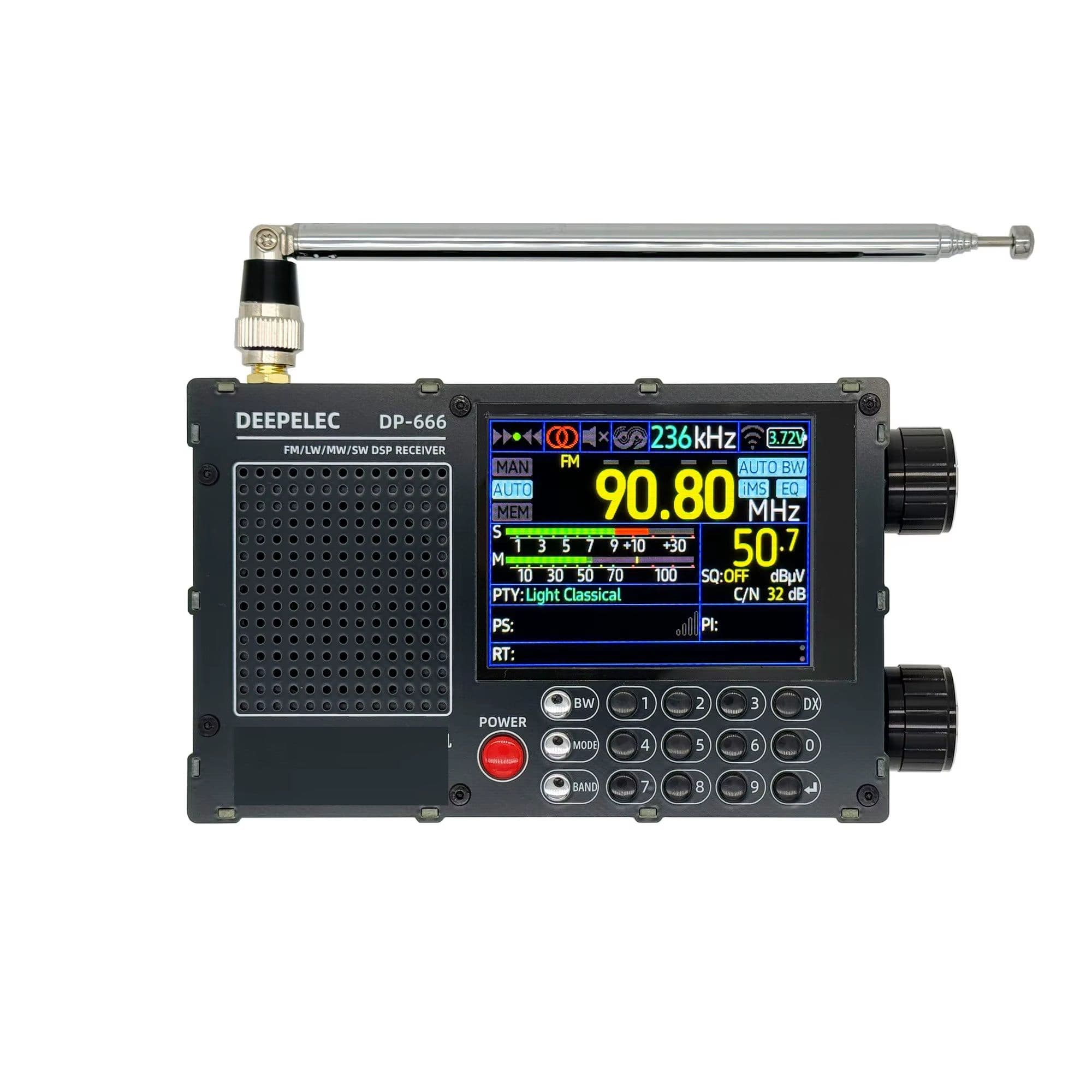 Full Band DSP Radio with High Sensitivity FM AM Shortwave and 2.8 Inch Display image 8