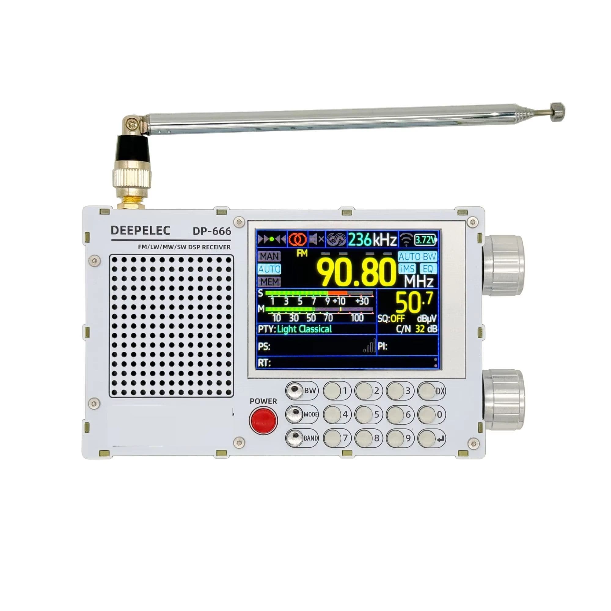 Full Band DSP Radio with High Sensitivity FM AM Shortwave and 2.8 Inch Display image 9