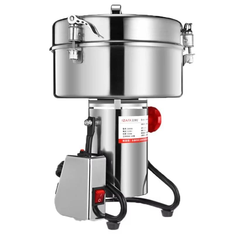 4500G Commercial Grain Grinder, High-Speed Stainless Steel Powder Mill for Spices, Cereals & Herbs image 7