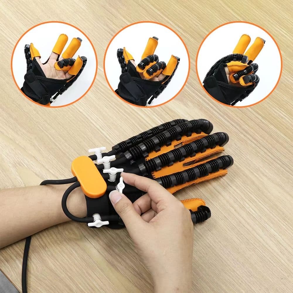 Smart Rehabilitation Robot Gloves for Stroke Recovery, Hand Therapy & Finger Massage image 2