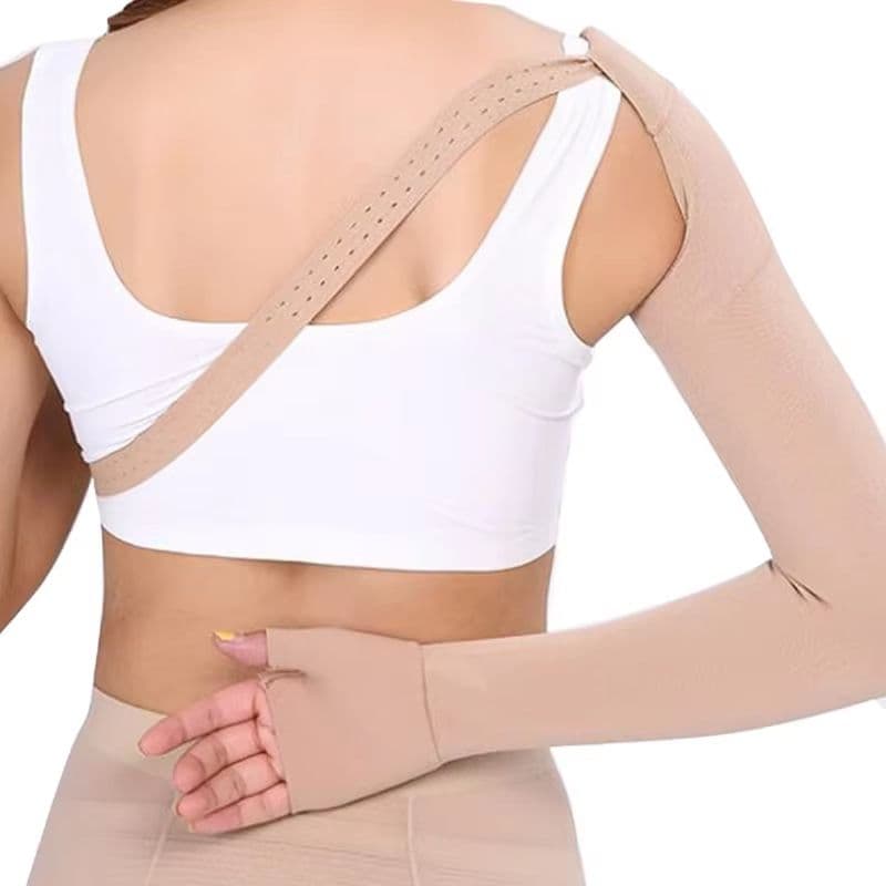 Medical Compression Arm Sleeve Post Mastectomy & Lymphedema Support Sleeve for Men & Women, 30–40 mmHg Anti-Swellings image 2