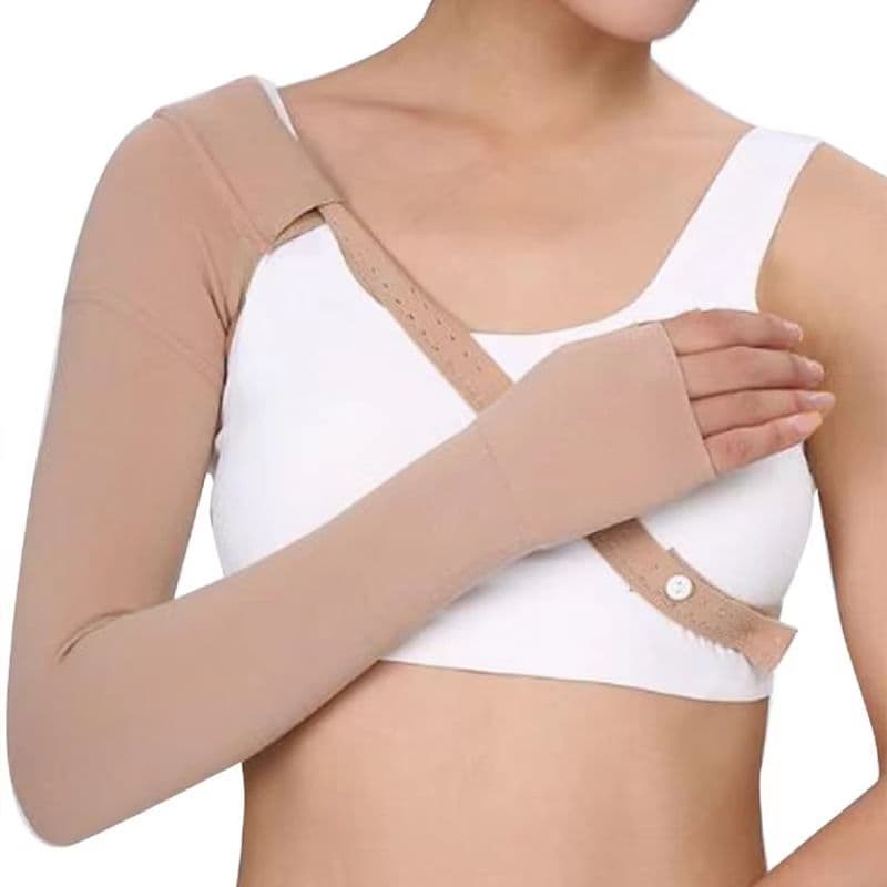 Medical Compression Arm Sleeve Post Mastectomy & Lymphedema Support Sleeve for Men & Women, 30–40 mmHg Anti-Swellings image 3