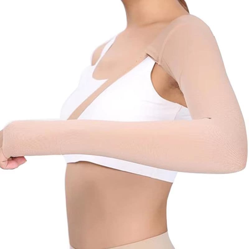 Medical Compression Arm Sleeve Post Mastectomy & Lymphedema Support Sleeve for Men & Women, 30–40 mmHg Anti-Swellings image 5
